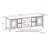 Connaught 72"W Solid Wood Traditional TV Stand for TVs up to 80" with 2 Cabinets, 4 Drawers, and Open Shelves-134105674