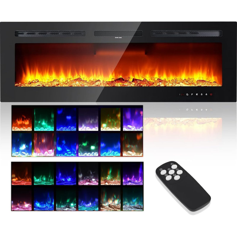 Metro Lane Fireplace Screen, 43cm H x 127cm W x 10cm D