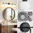 Romale Dimmable Bathroom Vanity Light with 5.9in Milk Opal Glass Globe Shade-533377888-524864242