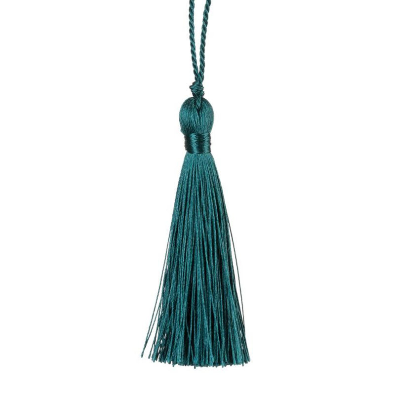 Sola Fabric 10cm Curtain Tieback, Blue/Green