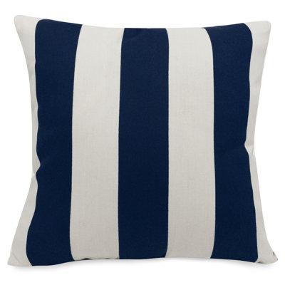  Striped Outdoor Square Throw Pillow