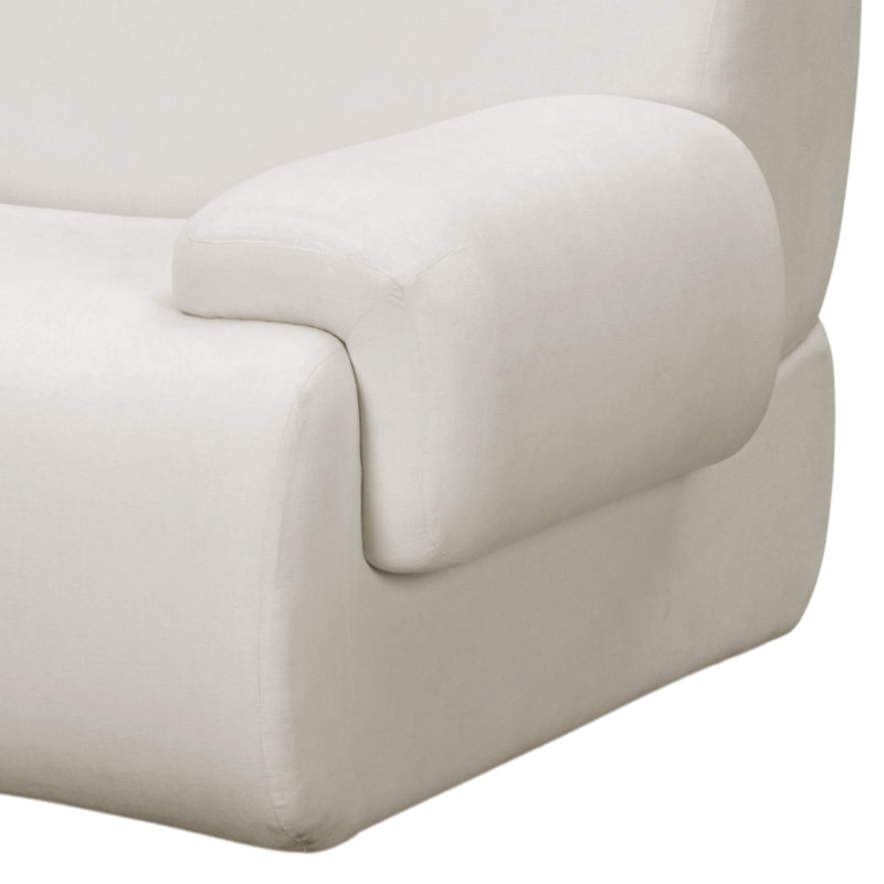 Chaise de coin Zenith Raf, Mélange de polyester gris