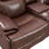 Cahill 6-Pieces Premium Genuine Leather Overstuffed Manual Reclining Sectional Sofa With Storage Console & Cup Holders