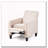 27.5" Push Back Recliner Chair Upholstered Recliner Armchair with Solid Beech Wood Legs-36614839-36614843