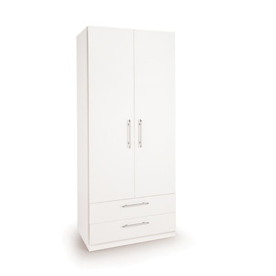 2 Door Manufactured Wood Wardrobe