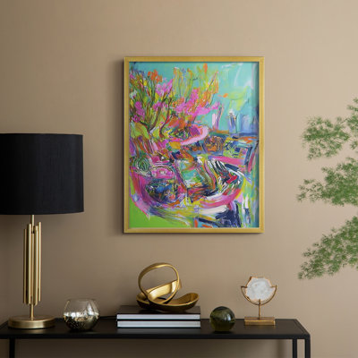 NAUTICAL Series XCV III, reproduction d'art encadrée - bois massif