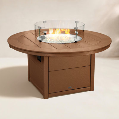POLYWOOD Round 48" Fire Pit Table