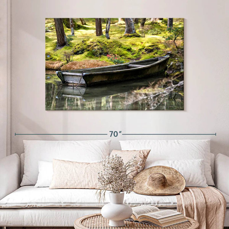 Mehar Old Japanese Boat, 32" H x 48" W