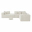 Canapé désossé contemporain avec tissu luxueux à poils longs et conception ergonomique pour un confort et un style ultimes-590455708