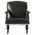 Antique Black Faux Leather