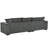 Mirod Large Sectional Sofa With Thick Cushions, And Builtin Cup Holders & Charging Ports-1875209724