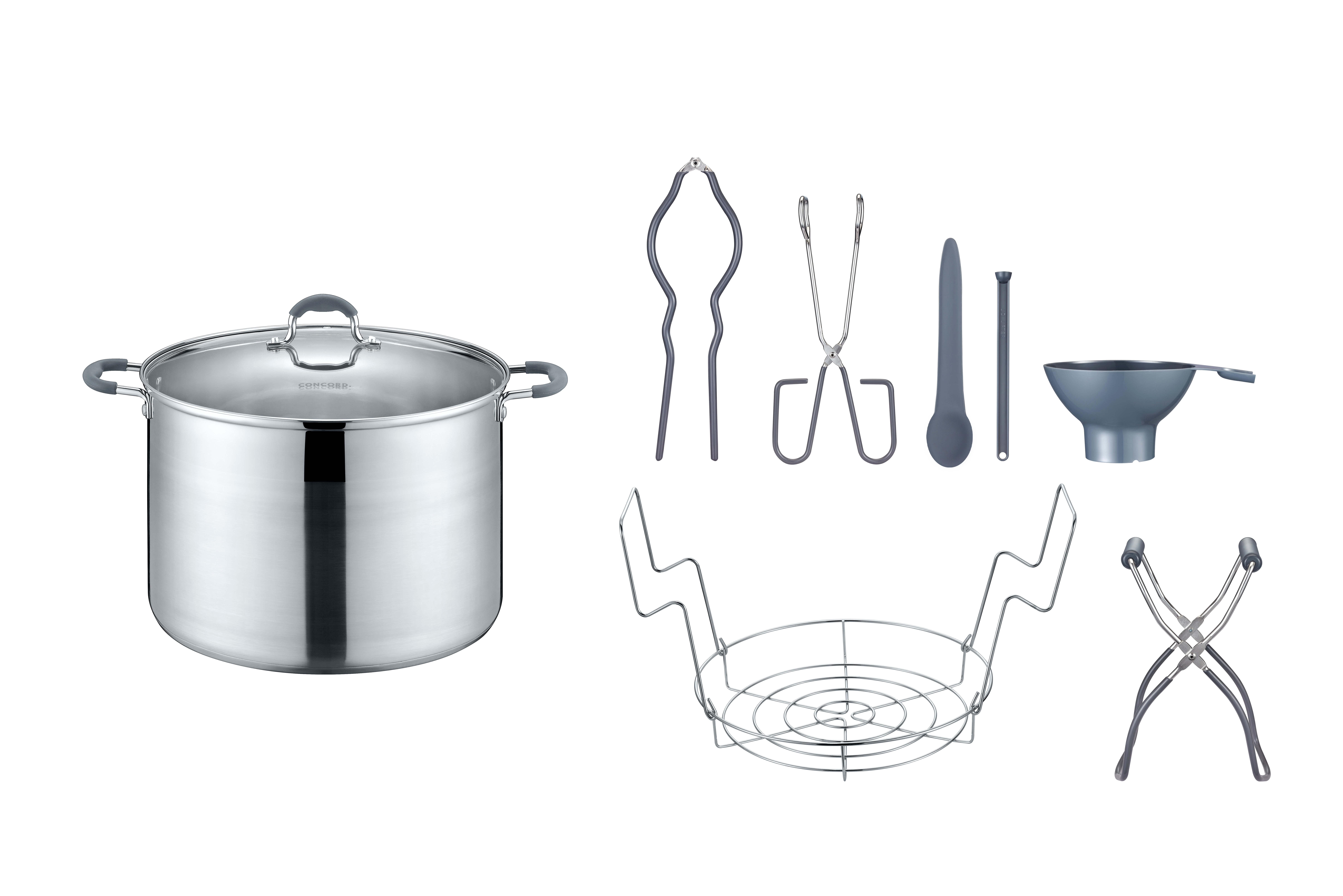  Bruntmor Stainless Steel Cookware Set - Pot with