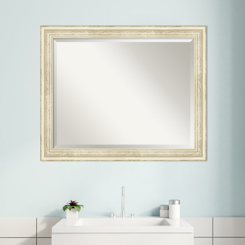 Kovac Wood Flat Wall Mirror, 26.25" H x 32.25" W