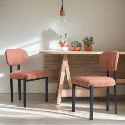 Ensemble de 2 chaises de salle à manger modernes