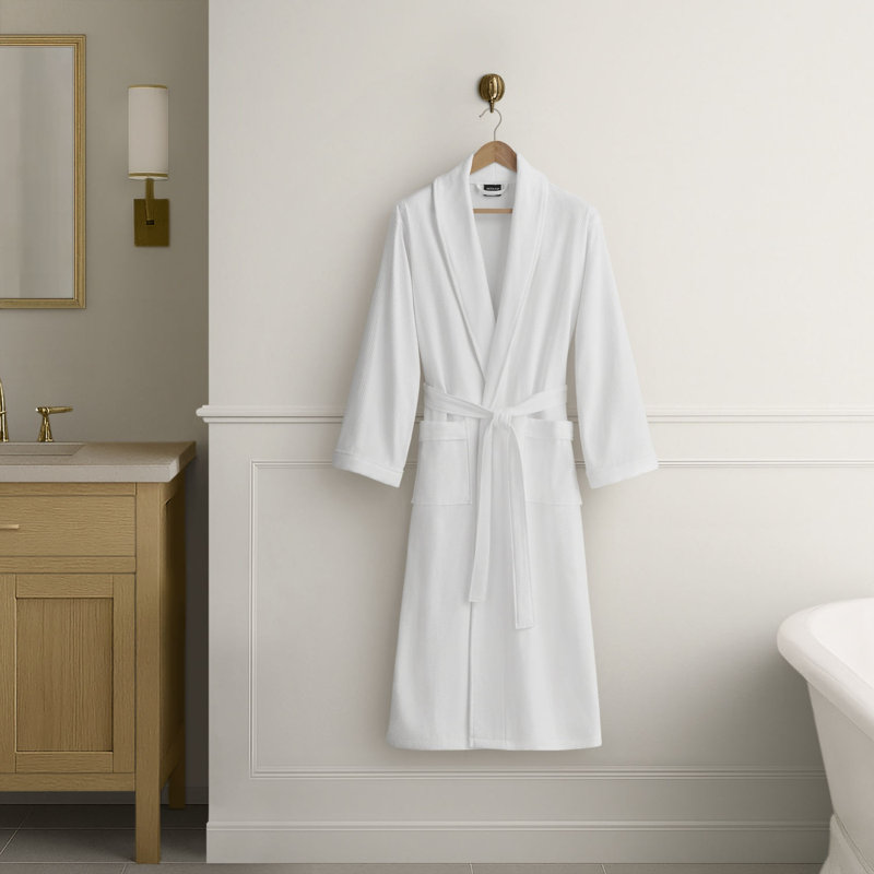 Peignoir luxueux en coton