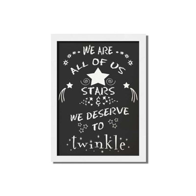 We Are Stars par Hal Halli. Impression sur papier - Montée et encadrée