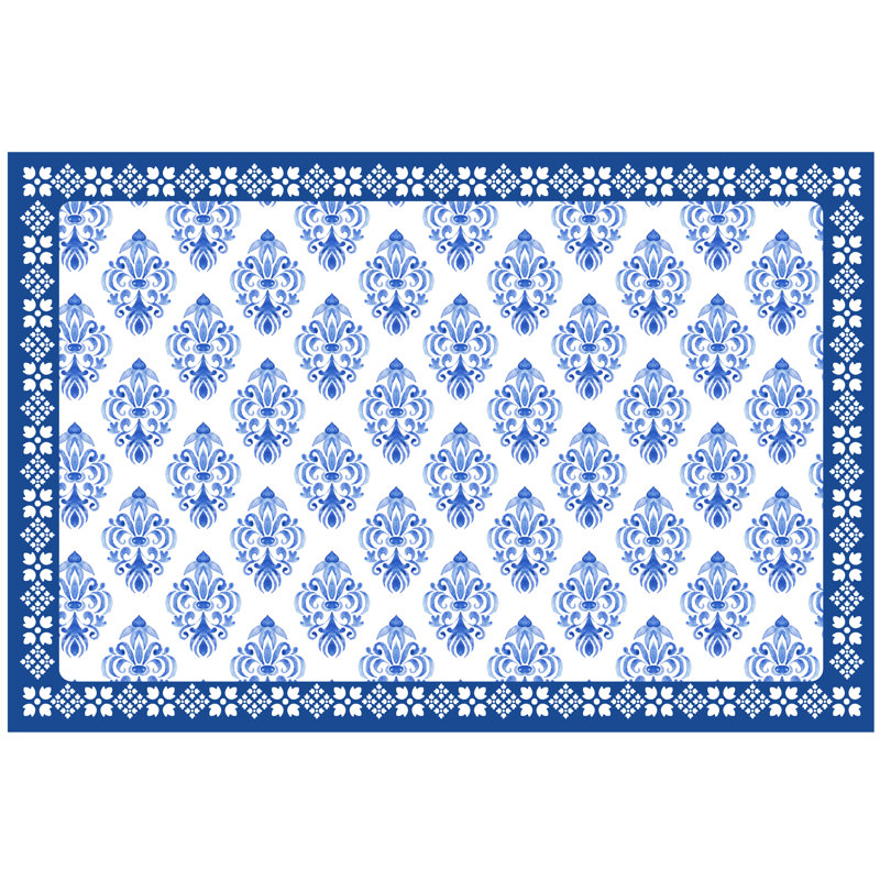 Napperon PEVA, 11 x 17 pouces, bleu