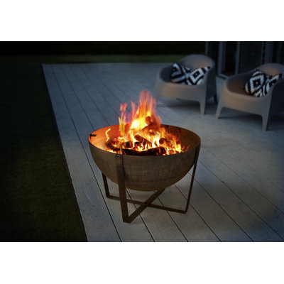 Round Steel Wood Burning Smokeless Fire Pit