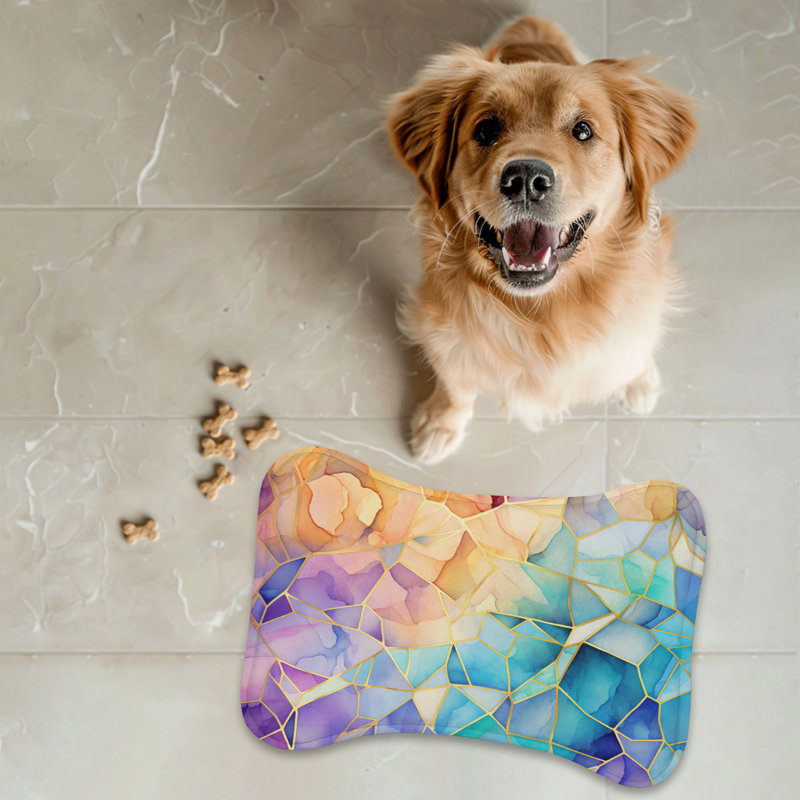Ethereal Swirls - Tapis d'alimentation en os 1 pièce