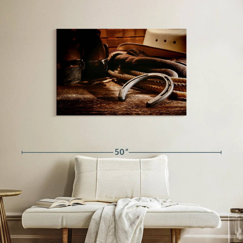 Lelar Western Themed, 26" H x 39" W