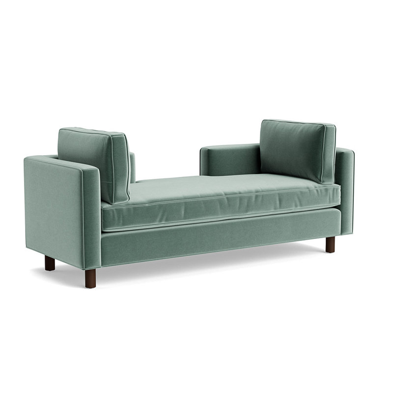Salon de chasse au fini bois, Performance Velvet - Jade, Sienna