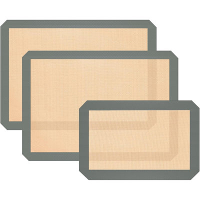 3 Pack Reusable Baking Sheets Mat