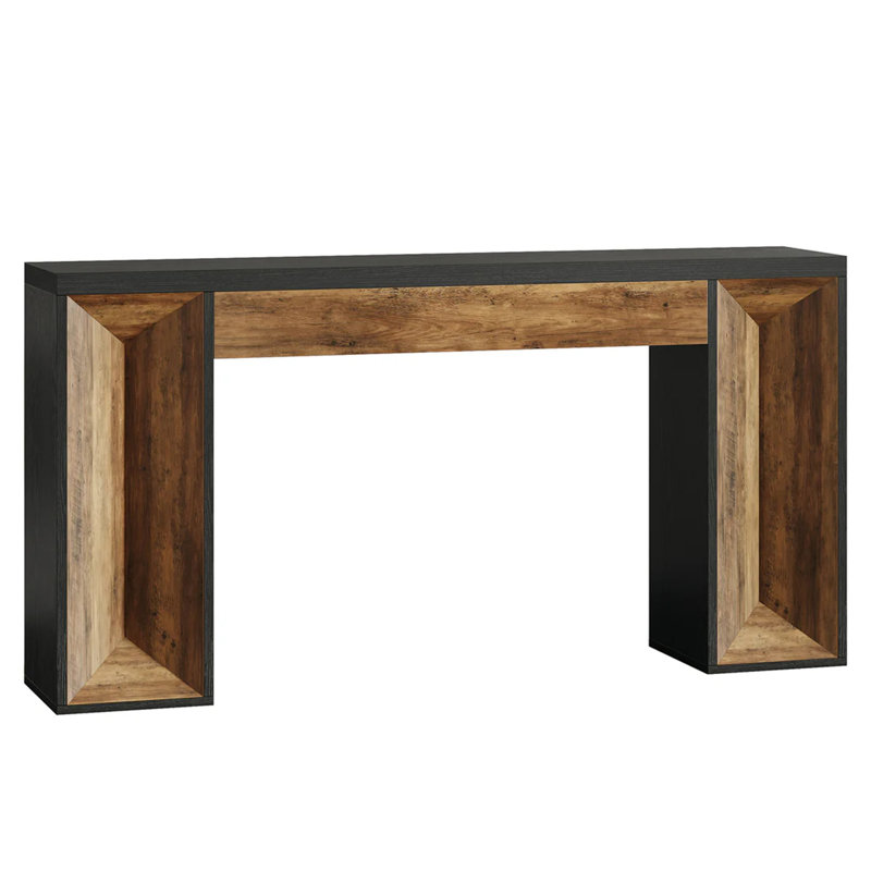 Dual-Tone Design Console Table(Only Including Coffee Table)