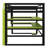 Modern Loft Bed with Integrated Workstation, Side Organization Rack, Multi-Tier Shelving, and Customizable RGB Ambiance-54803242