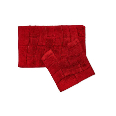 Bombay Cotton Non-Slip Bath Rug Set