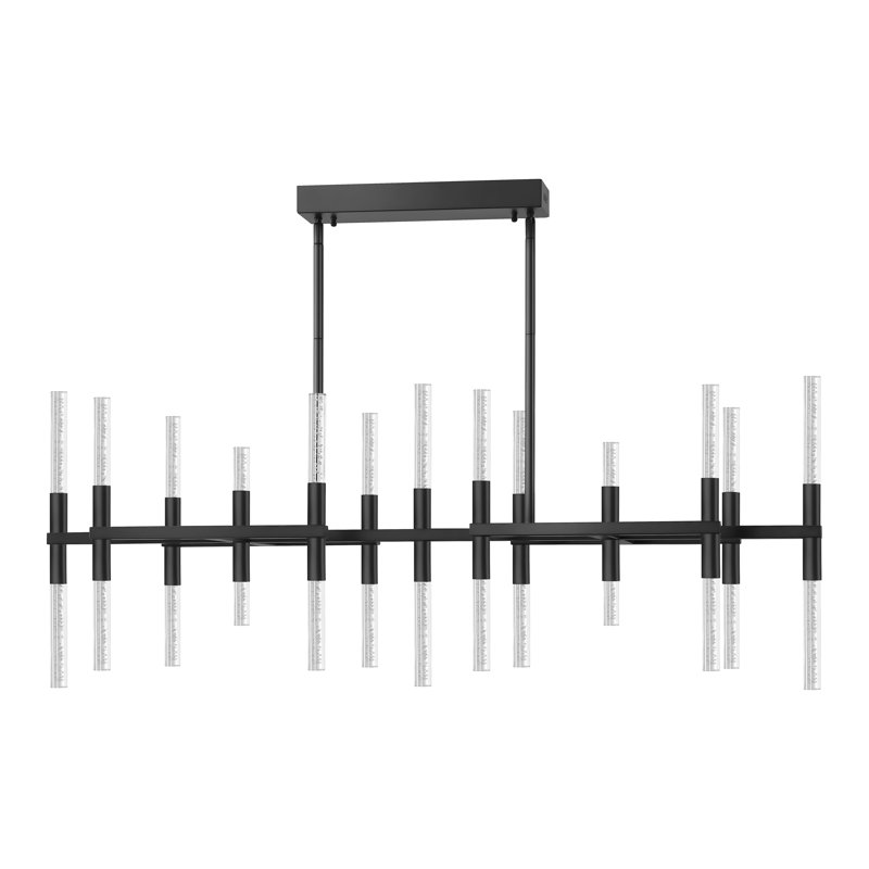Evaria 26 - Light LED Chandelier, Matte Black