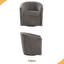 Fauteuil d'appoint pivotant en tissu performant-185937914