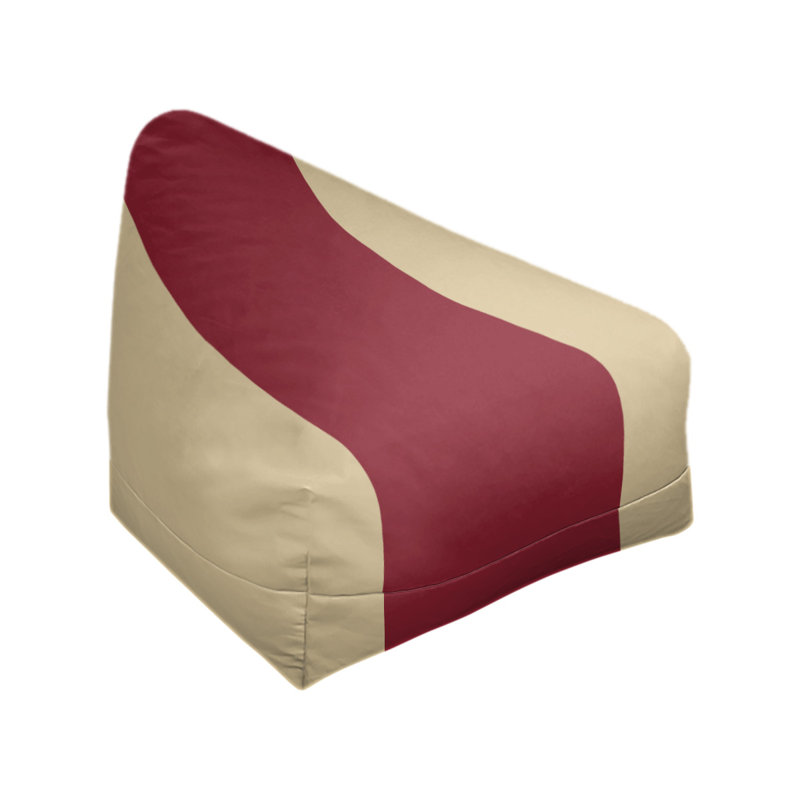 Sac de pois classique, Sable du désert / rouge brique, H 30 po x l 27 po x P 27 po