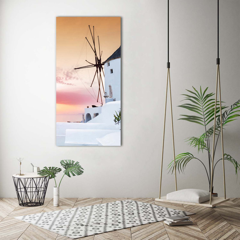 Santorini Greece - Wrapped Canvas Print
