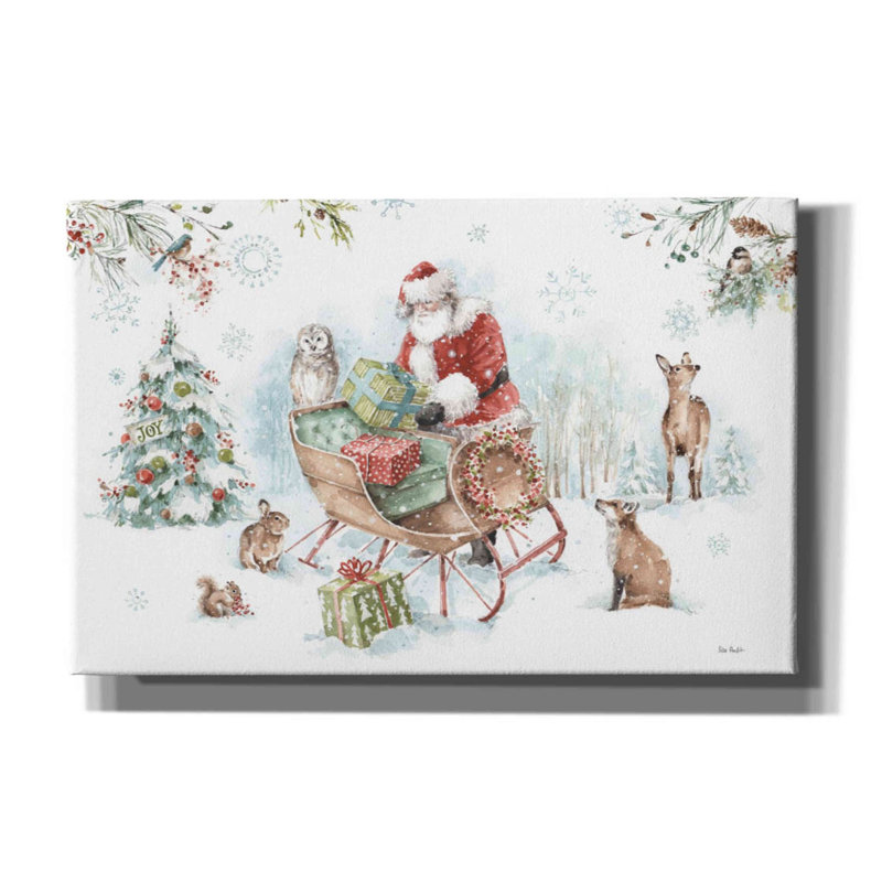 «Magical Holidays I» par Lisa Audit, art mural sur toile, H 26 po x l 40 po x P 1,5 po