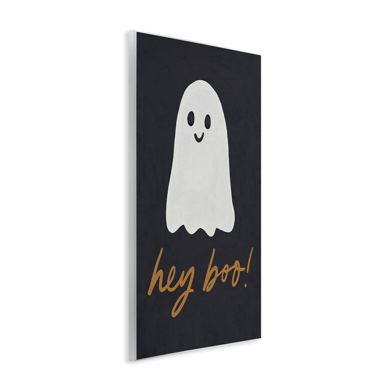 «Hey Boo Spooky Ghost» par Amanda Houston, H 19 po x l 13 po