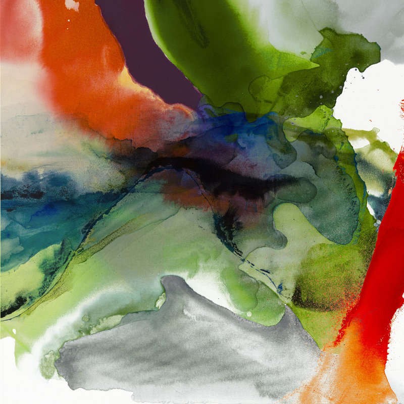 «Vibrant Terrain II» par Sisa Jasper, reproduction d'art sur toile tendue, H 72 po x l 72 po x P 1,5 po