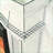 Electric Fireplace TV Stand with 3D LED Flames, Acrylic Mirror Finish | Electric | American Design