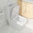 Kichae 1.6 GPF Elongated Floor Mounted One-Piece Toilet (Seat Included)