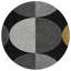 Tapis géométrique intérieur / extérieur lavable à la machine Hovey ACN2281-1505597551