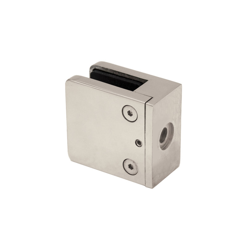 FHC FS912BS F-Series Pince carrée avec base plate - Acier inoxydable brossé, Brushed Stainless