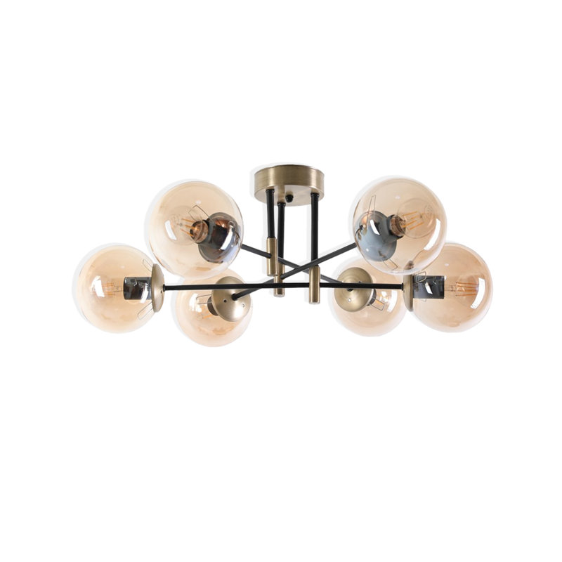 Plafonnier encastré 6 lumières