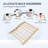 With S-shape Natural Wood Hemlock, Accessory, Reduces Back Stress In Hemlock , Bench For Infrared , Comfortable Posture Support, 300 Lbs Loading Capacity, No Assembly Needed