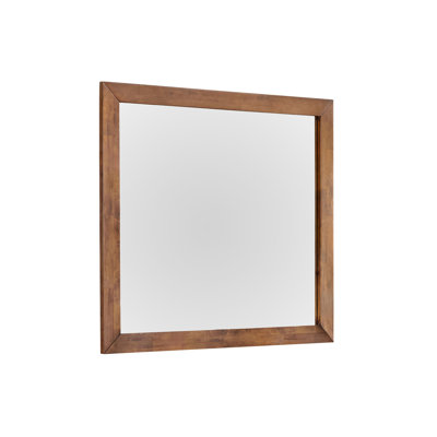 Clariece Solid And Engineered Wood Flat Wall Mirror