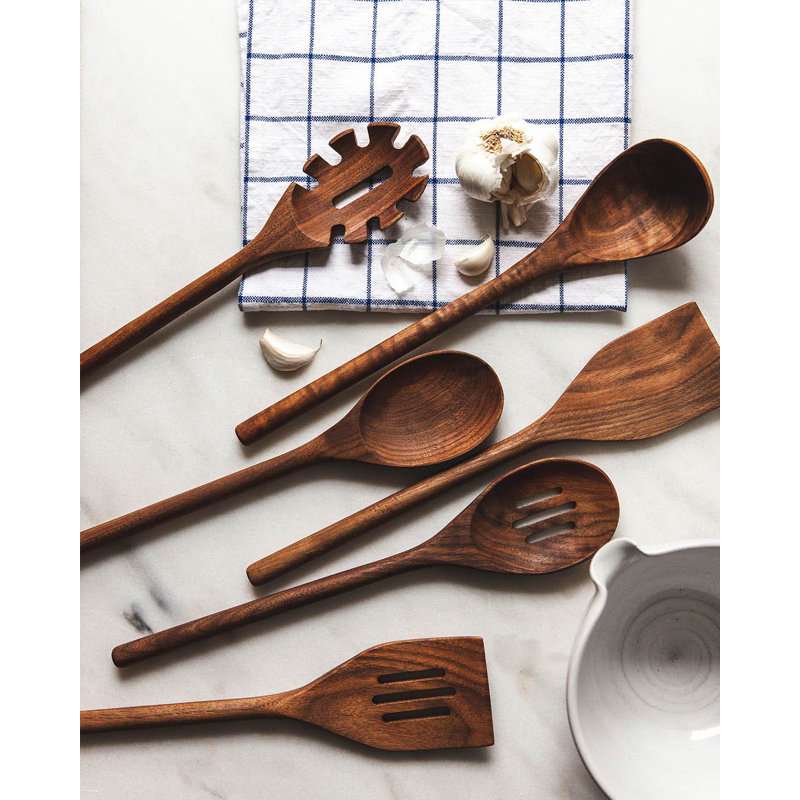 Essential Kitchen Utensils - Walnut