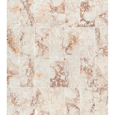 Carrelage en marbre naturel poli de 12 po x 24 po pour la décoration intérieure résidentielle de murs et de planchers, 4 pièces dans une boîte, boîte de couloir de décoration pour bricolage