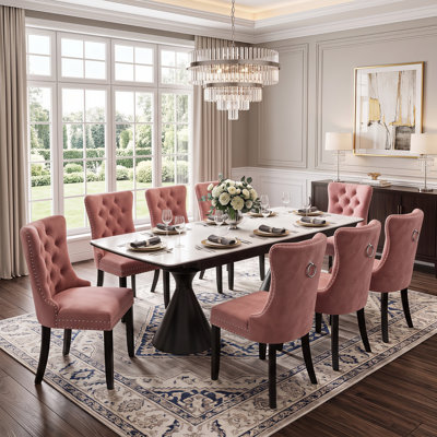 Ensemble de salle à manger extensible Modern Glam