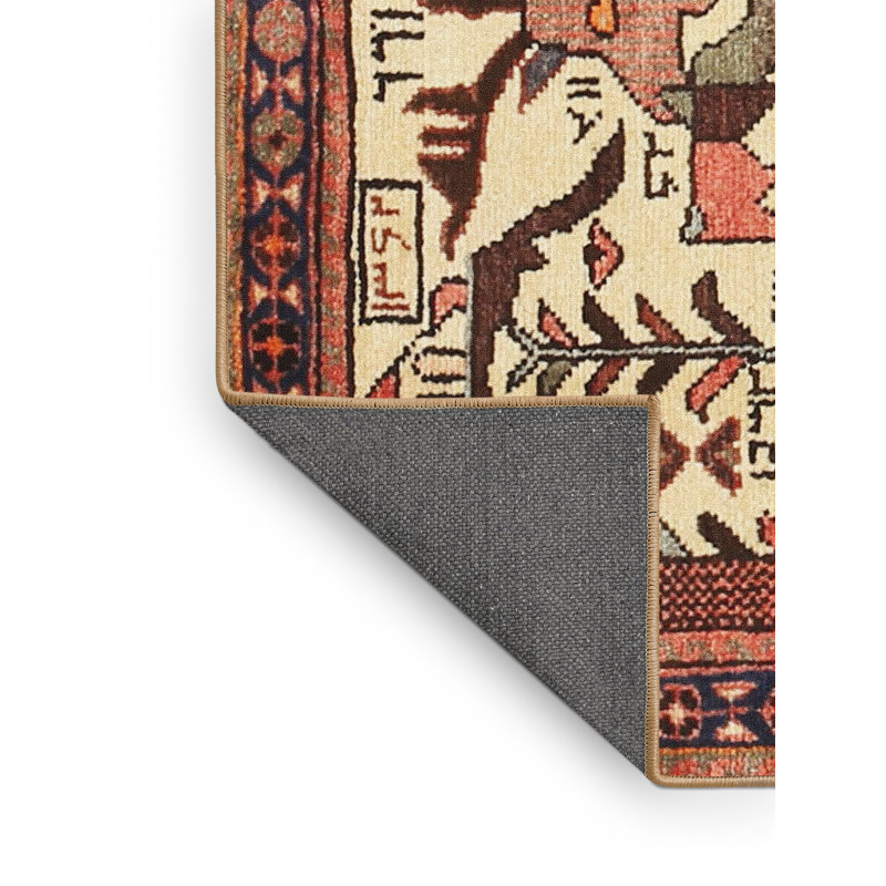 Tapis brun Southwestern, Rectangle 5 pi x 7 pi