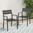 Octavies Premium All-Weather Wicker Outdoor Stacking Dining Armchair