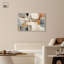 Impression sur toile Color Field Intersect III par Art Remedy, cadre blanc, 45 x 30-1774805482-1774805478