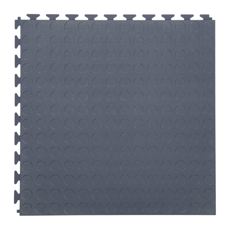 Carreaux de sol pour garage 20,5 po x 20,5 po Coin Flex Nitro, Gris foncé